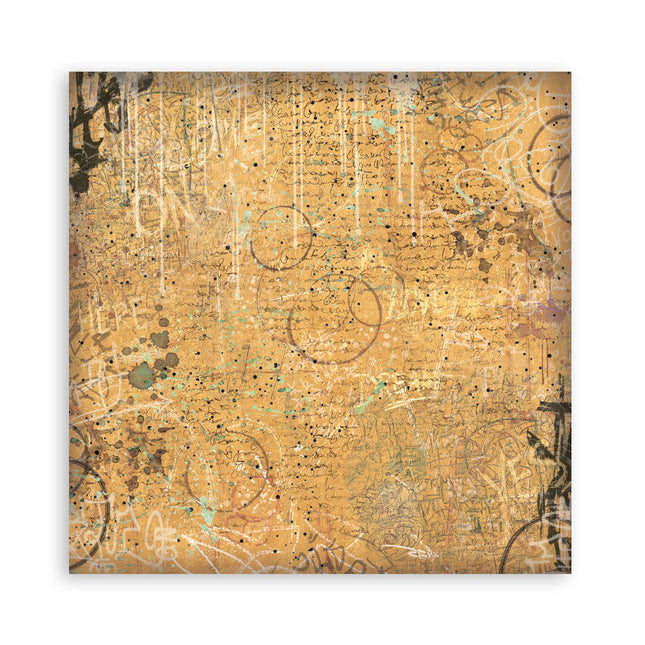 8”x8” (20.3x20.3 cm) Paper Pad 10 double sided printed Backgrounds sheets - Furry Friends 2