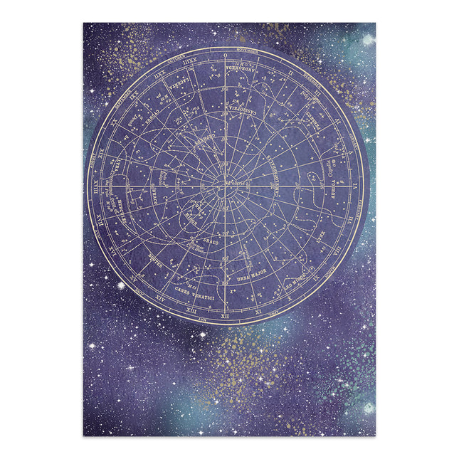 Printed Art Junk journal: stickers, cut-outs, backgrounds for Art and Craft - Cosmos
