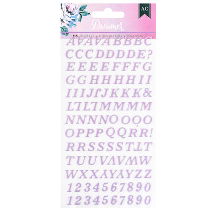 Dreamer Stickers Puffy Alpha (120pcs)