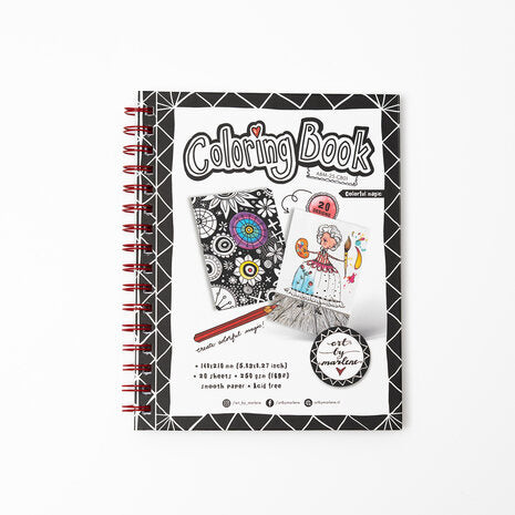 Colorful Magic A5 Coloring Book (ABM-25-CB01)