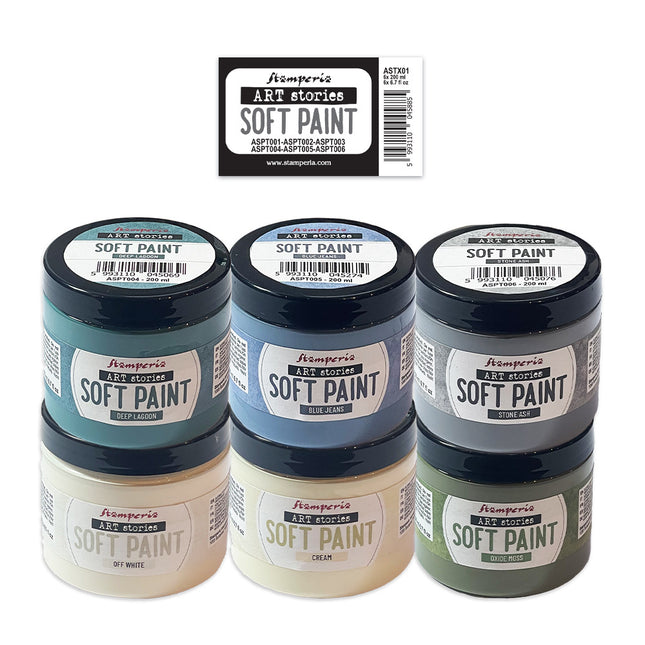 Soft Paint Selection 6 pcs x 200 ml