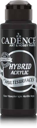 Cadence Hybrid Acrylic Paint 120 ml Black