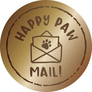 CCL Wax Stamp with Handle Happy Paw Mail Friendz no.26