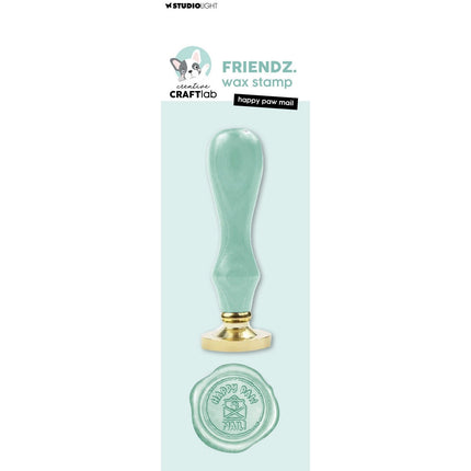 CCL Wax Stamp with Handle Happy Paw Mail Friendz no.26