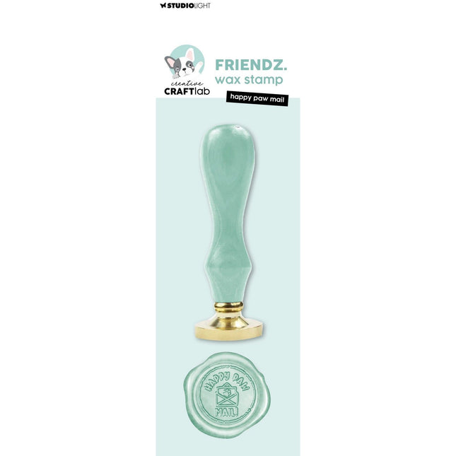 CCL Wax Stamp with Handle Happy Paw Mail Friendz no.26
