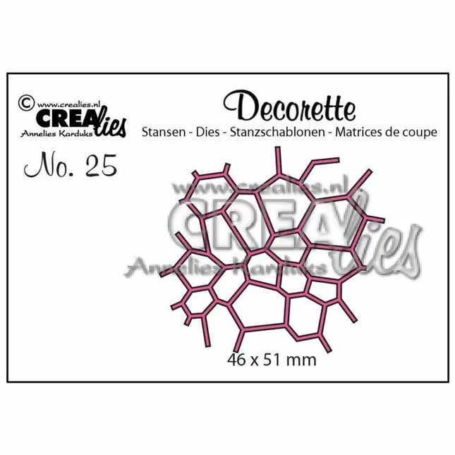 Crealies Decorette snijmal no,25 mozaiek
