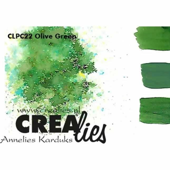 Crealies • Pigment Colorzz Olijfgroen
