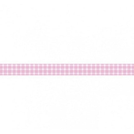 Deco tape cm. 2x10m - Pink and white check