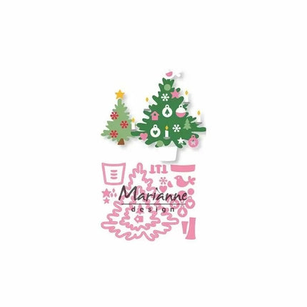 Marianne Design • Collectables snij-embossstencil Eline’s Kerstboom