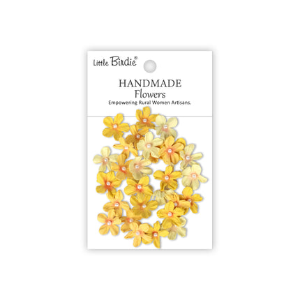 Handgemaakte Bloemen Pearl Petites - Sunshine 30pc
