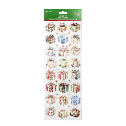 Peel-Off Foil Sticker - Shimmery Gifts ca. 13.75 x 5in 1 vel