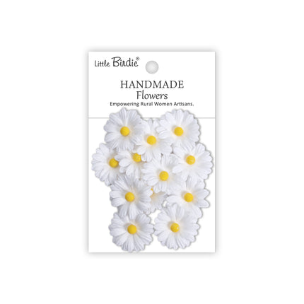 Handgemaakte Bloemen Della - Frosty White 12pc