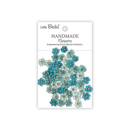 Handgemaakte Bloemen Esme - Misty Sky 50pc