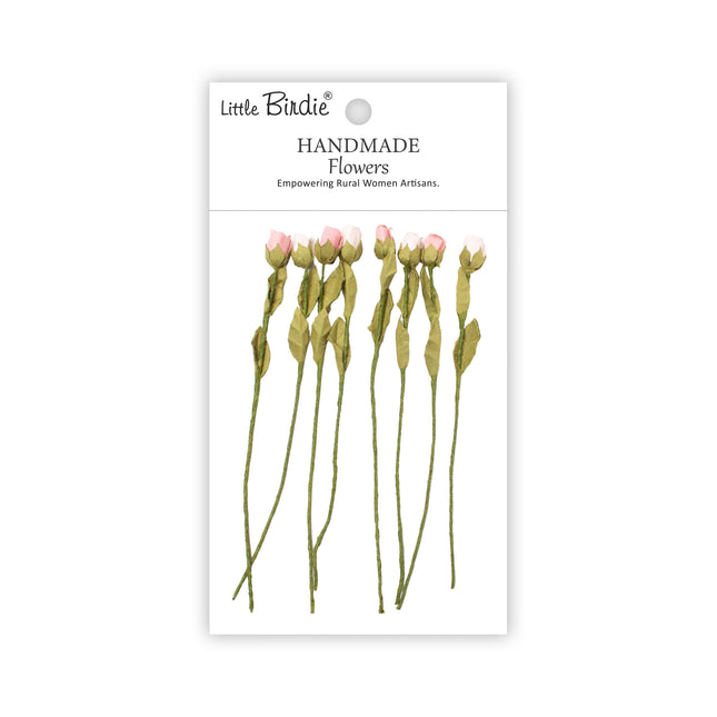 Handgemaakte Bloemen - Lucy, Pink Passion 8pc