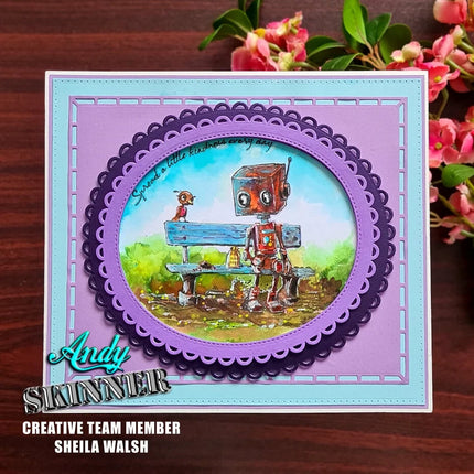 Andy Skinner Pre-Cut Rubber Stamp Botology Spread A Little Kindness (CEASR065)