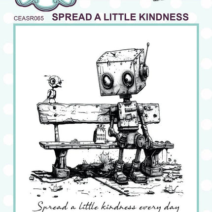 Andy Skinner Pre-Cut Rubber Stamp Botology Spread A Little Kindness (CEASR065)