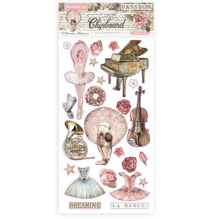 Chipboard cm 15x30 - Passion