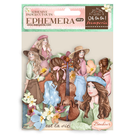 Ephemera - Create Happiness Oh lá lá girls and flowers
