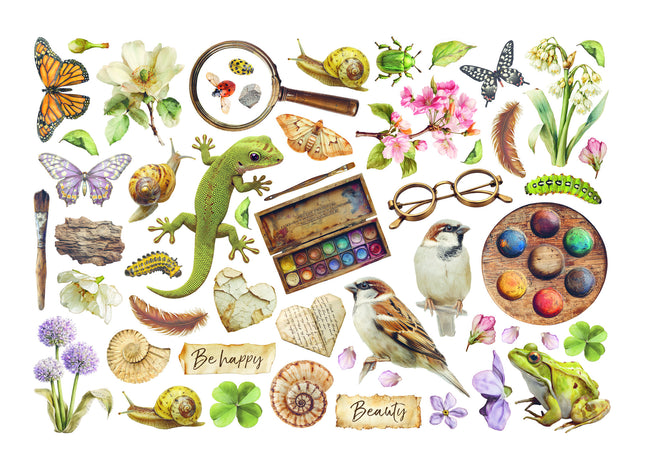 Printed Decorative Ephemera for Art and Craft - All Around
