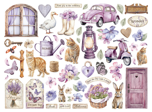 Die Cuts Assorted - Lavender