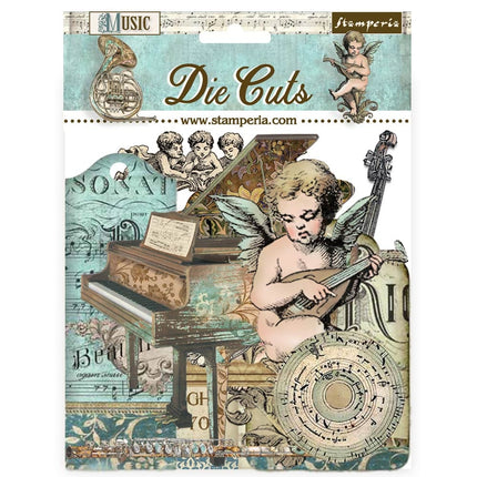 Assorted die cuts - Music