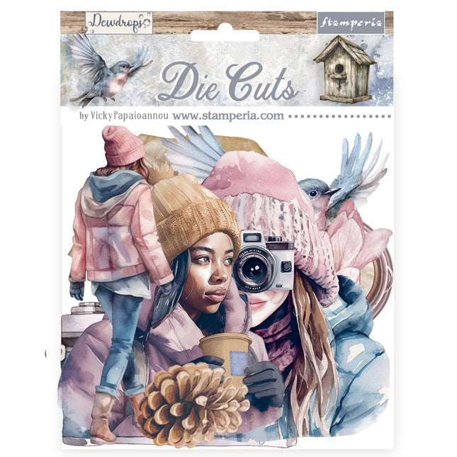 Die cuts assorted - Create Happiness Dewdrops