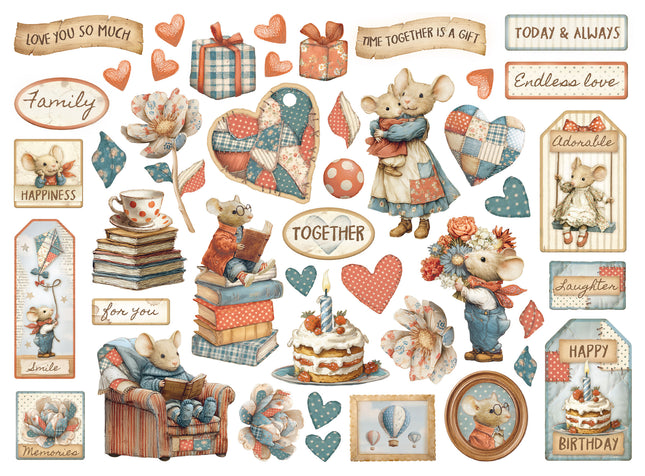 Die cuts assorted - Family