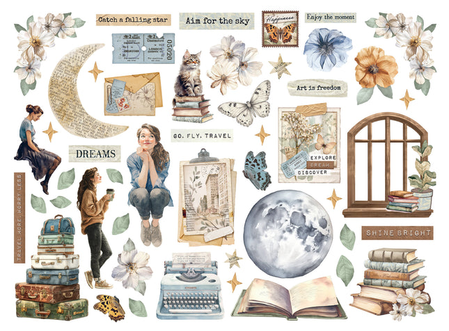 Die Cuts Assorted - Secret Diary