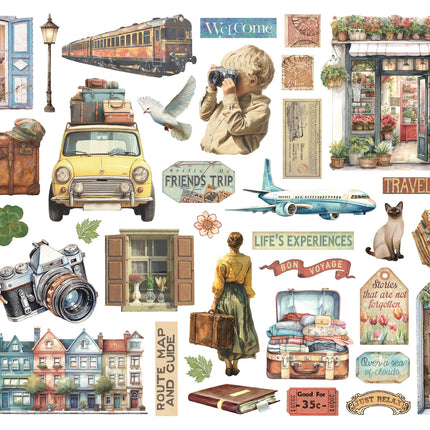 Die cuts assorted -  Art of Travelling 