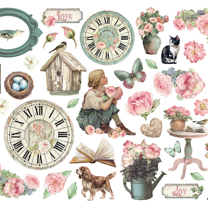 Printed decorative Die cuts for Art and Craft - House of Roses