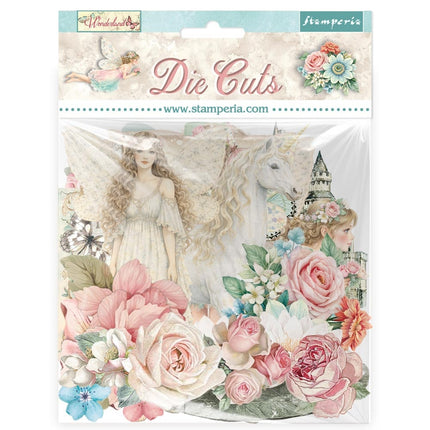 Printed Decorative Die Cuts for Art and Craft - Wonderland