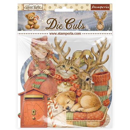 Printed decorative Die cuts for Art and Craft - Silent Night 