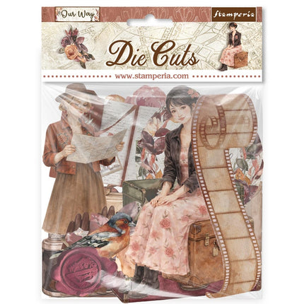 Printed decorative Die cuts for Art and Craft - Our Way