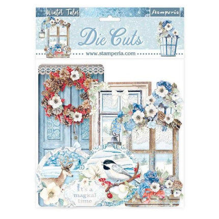 Die cuts assorted - Winter Tales quotes and labels