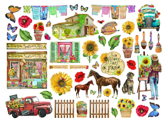 Die cuts assorted - Sunflower Art