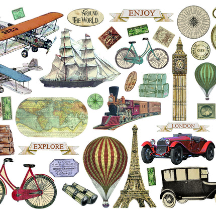 Die cuts assorted - Around the world