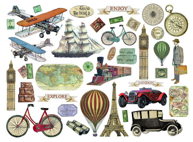 Die cuts assorted - Around the world