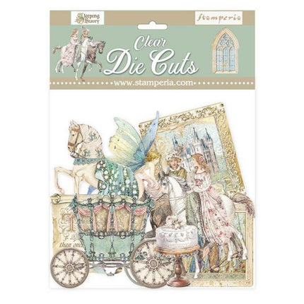 Clear Die cuts - Sleeping Beauty