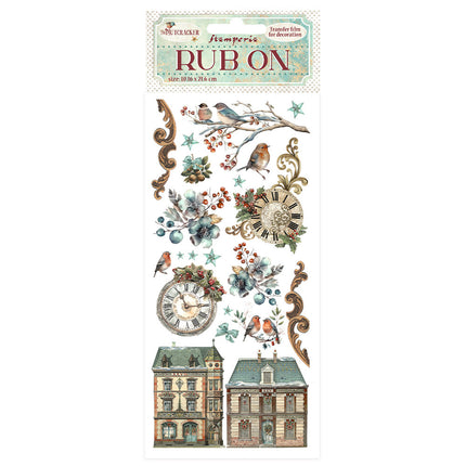 Rub-on cm 10.16x21.6 - The Nutcracker clocks