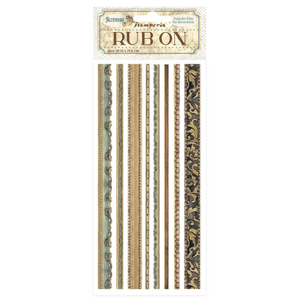Rub-on cm 10.16x21.6 - Alterego stripes
