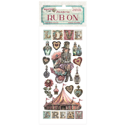 Rub-on cm 10.16x21.6 - Master of Magic circus