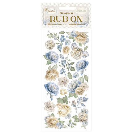 Rub-On 10.16x21.6 cm - Timeless Flowers