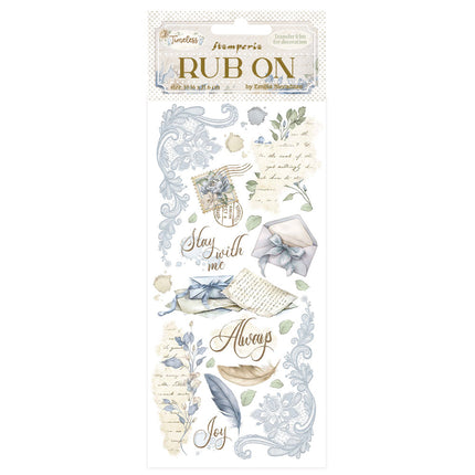 Rub-On 10.16x21.6 cm - Timeless Letters