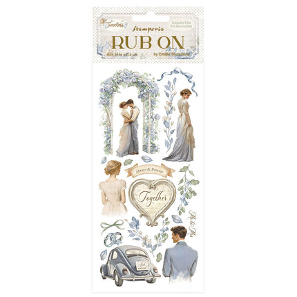 Rub-On 10.16x21.6 cm - Timeless Wedding