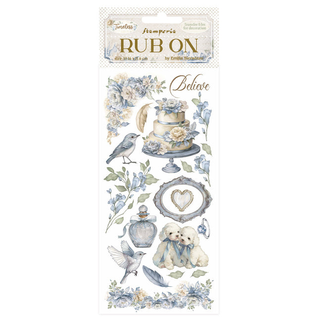 Rub-On 10.16x21.6 cm - Timeless Cake