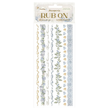 Rub-On 10.16x21.6 cm - Timeless Stripes
