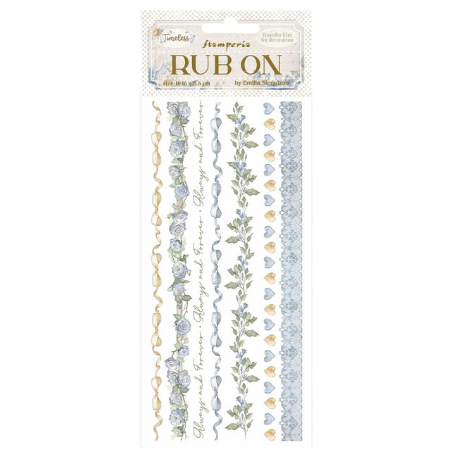 Rub-On 10.16x21.6 cm - Timeless Stripes