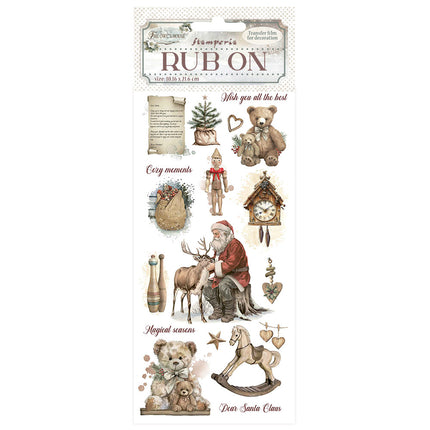 Rub-on cm 10.16x21.6 - The Owl's House teddy bears
