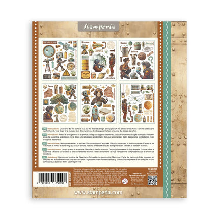 Rub on selection cm 20,5x23 6 pages - A new Beginning