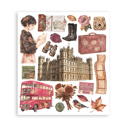 Printed Decorative Rub on selection for Art and Craft cm 20,5x23 - Our Way